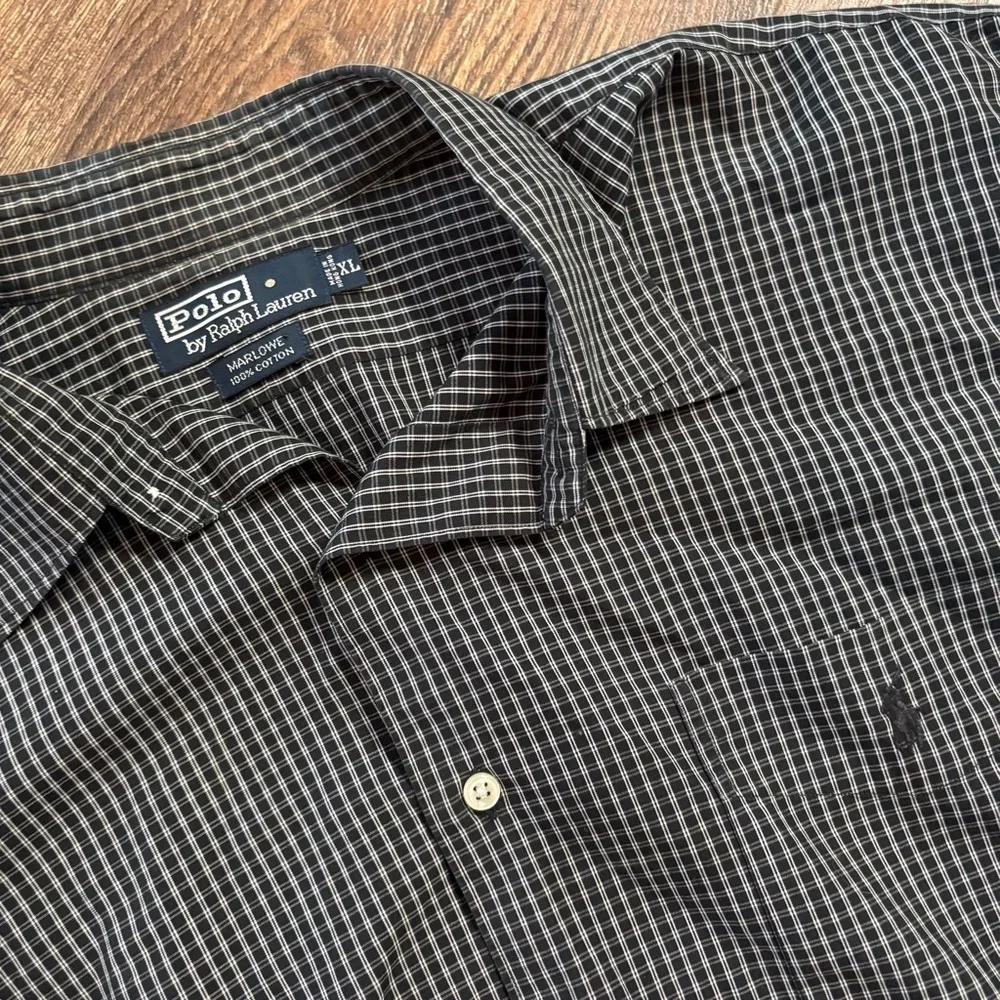 VTG Polo Ralph Lauren plaid Marlowe long sleeve button down gingham oxford